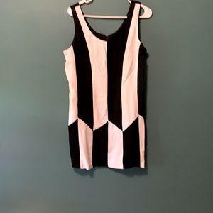 Black and white dress